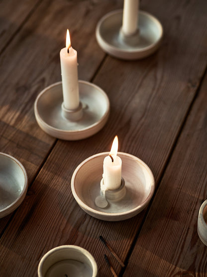 Handmade Stoneware Candle Holder