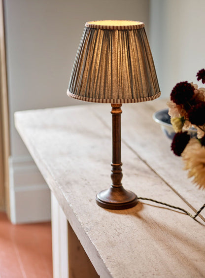 Cotton Lampshade, Large, Soft Blue
